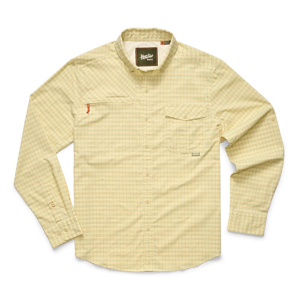 Howler Brothers Matagorda Long Sleeve Shirt Men's in Trader Plaid Dawn